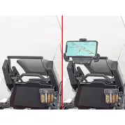 Querstange zur Montage am Windschild für Navi - für verschiedene Triumph Modelle