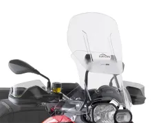 Airflow Windschild transparent, 420 - 540 mm hoch, 560 mm breit, für BMW F 800 GS Adventure (13-18)