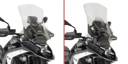 Windschild transparent, Maße 510 x 445 mm (H x B) für BMW R1300GS (24-25) und R1300GS Adv. (25-26)